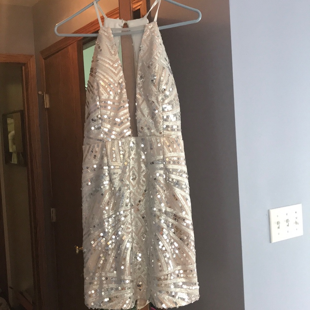 Pink party dress